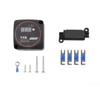 12V Voltage Sensitive Relay Switch Digital Display 125A | Real- voltage screen, auto link at 13. for 3v, disconnect at 12.8V, prevents deep discharge, includes fuse kit