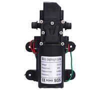 12V Water Pressure Diaphragm Pump, Self Priming Booster Sprayer Pump with Automatic Start Stop, High Pressure 60W DC Pump for Garden Irrigation and Swimming Pools