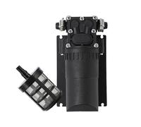 12V Water Pump Transfer Pump High Pressure Self Priming Diaphragm Pump 1000 PSI 4L/Min for Caravan/Motorhome,Water Tap, Car Washing, Fish Tank, Outdoor Shower, Watering, Agricultural Spray (Black)