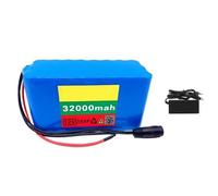 12V Waterproof Electric Bike Battery 32Ah 3S8P Ebike Battery Packs with BMS and Charger Long Battery Life Aging-Resistant for 200W-600W Motor 12V 32Ah,XT30