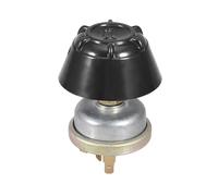 12V Waterproof Light Horn Switch Push Button Metal Durable Aluminum Anti Rust Tractor Horn Button Push Switch for Massey Ferguson David Brown Landini Case IH Tractors Silver Black