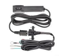 12V Winch Remote Control, Wired Manual Switch Kit, 16A Rotary Handle For ATV UTV Off-Road Self-Rescue Towing Operations In Mud