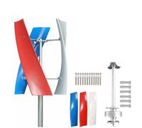 12V Wind Turbine Generator Kit - 3-Blade Vertical Axis Power Generator with Speed Regulation Controller for Boats