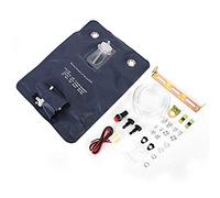 12V Windscreen Washer Pump with Bag Kit, Universal Fit Classic Car, Durable Plastic, Complete Hose and Clip - Easy Installation, Efficient Cleanin