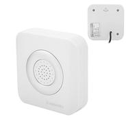 12V Wired Doorbell Loud 90dB Door Chime with ABS Fireproof Housing Easy Install Wall Mounted Double Sided Tape Access Control System for Home Office (86x86MM)