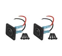 12V20A Blue Red Rocker Toggle Switch 2 pcs Plastic Metal 12V20A Blue Suitable for marine vessels and lighting systems designed for long lasting use with proper durability and disconnect an dc12v