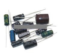 12ValuesX10PCS=120PCS 0.22UF-470UF Aluminum Electrolytic Capacitor Component Diy Assortment Kit ICXLPMC