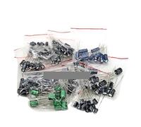 12valuesX10pcs=120pcs 0.22UF-470UF Aluminum electrolytic capacitor component diy assortment kit PKNVKZIDK