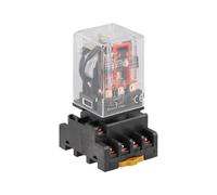 12VDC 10A MK3P-I Relay With 11 Pin Socket Base For Industrial Control And Automation Equipment Systems