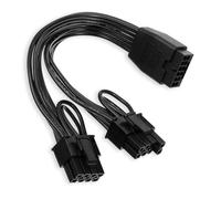 12VHPWR Cable Extension, 7 Inch 16 Pin(12+4) Female to Dual 8 Pin(6+2) Male PCIe Conversion GPU Cable, GPU Power Conversion Cables for Power Supply with 12VHPWR Port