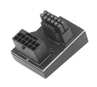 12VHPWR Graphics Card Adapter,180 Degree Turn RVS Type 12+4 Pin Graphics Card Power Adapter for RTX 40 Series for RTX 4090 4080 4070ti