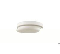 12W 1160lm 6500K LED Ceiling Light IP54 Round fi151 Milk 10197