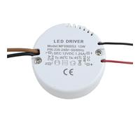 12W 15W Round LED Driver AC 220-240V TO DC 12V 24V Power Supply Adapter External Transformer For LED Strip Lamp Indoor lighting(12V 15W)