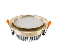 12W/24W Commercial Lighting Ceiling Spotlight Embedded LED Engineering Downlight Thick Aluminum Heat Dissipation Indoor Downlight High Color Rendering and Spotlight High,Silver grey3000k_12w