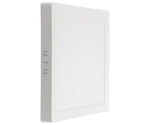 12W Backlit Surface Mounted Square Panel 3000K 1200Lm Non-Dimmable