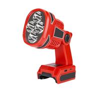 12W Camping LED Work Light Lamp for 18V-20V Battery Outdoor Spotlights Flashlight Outdoor Flood Lighting Solution Rechargeable LED Lamp