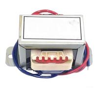 12W EI4826 Power Transformer AC 220V to AC 12V Low Frequency Silicon Steel Core with Copper Wire for Low Voltage Industrial Applications, Compact 51x29x44mm Size, Natural Cooling Design