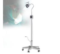 12W LED Exam Light, Portable Mobile Led Surgical Medical Exam Light Shadowless Lamp, Flexible Gooseneck Exam Light with Knob-controlled Stepless Dimming