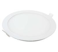 12W LED Premium Panel Light, 6400K, 1160lm, Round, White - VT-1207 214859