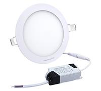 12W LED Round Recessed Ceiling Panel Down Light Ultra Slim Lamp Warm White 3000k Super Bright