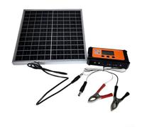 12W Monocrystalline Silicon Solar Panel with DC Fast Connect for Reliable Power in Transportation and Logistics Tracking Devices (20A)