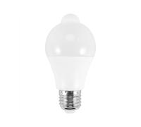 12W Motion Sensor LED Bulb - 1000LM, E26/B22, 3500K Warm White, Indoor/Outdoor, Auto Off with Daylight Sensor, Security Light