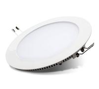 12W Recessed Round LED Mini Panel 170mm diameter 3000K (Pack of 4) ENER-J White 25cm diameter x 19cm high