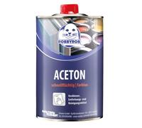 12x 1l Can Acetone Thinner Degreasing/Cleaning/Solvent Remover