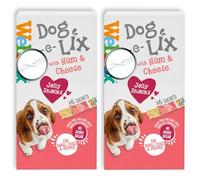 12x 90g Dog-e-Lix with Ham and Cheese for Small Dogs & Puppies - Bundled by GetInStyle Shop