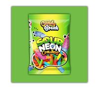 12x American Candy Break Sour Neon Crawlers (Halal)