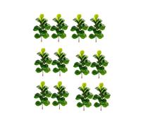12X Artificial Plants Fiddle Leaf Fig Faux Ficus Lyrata Tree Fake Green Bushes Greenery