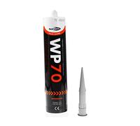 12 x WP70 Silicone Sealant Low Modulus Builders External Windows Doors Upvc Wood (Anthracite Grey)