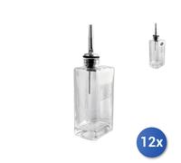 12X Bormioli Vinegar Bottles With Optima Cap 0.25L