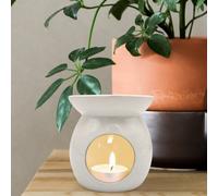 Bulk Oil Burner Ceramic Oil Burner Bulk Wax Melt Burner White 10cm | 1X 6pc Wax Melt (12)