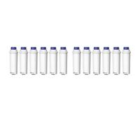 12x Coffee Machine Soft Water Filter Water Filtration for Delonghi DLS C002, DLSC002, CFL950, SER3017, ECAM/ESAM/ETAM BJJ White