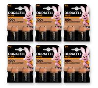 12x DURACELL 9V PP3 Batteries Plus Alkaline Smoke Alarm LR22 EXPIRY 01/2030