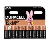 12x Duracell Aa LR6 1,5V Alkaline Batteries Duralock Long-Lasting