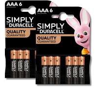 Duracell Batteries Simply Alkaline AAA Single-use – Pack of 6