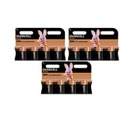 12X Duracell C Plus LR14/MN1400 Alkaline (3 Blister Packs of 4 Batteries) 12 Batteries