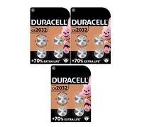 12x Duracell Cr 2032 Lithium (3 Blister Packs of 4 Batteries) 12 Batteries