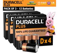 12x Duracell D Size Batteries Plus Power MN1300, MX1300 Batterie Alkaline LR20