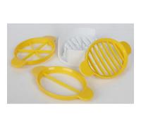 12x Egg Slicer 3 IN 1 Halbieren Discs Cut Flower Cutting Plastic
