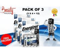 12x Energizer AA Ultimate Lithium Batteries 1.5V LR6 L91 Camera Long Expiry 3Pk
