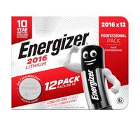 12x Energizer Button Cell Batteries 2016 Lithium CR2016 3 V | Car Keys Remote Controls and Toys Long Life Keep Charge 10 Years