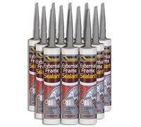 12X Everbuild Grey External & Internal Acrylic Frame Sealant - 310ml
