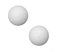 12x Foosball Table Game Soccer Balls Solid White Resin 36mm Size for Replacement and Table Football Play