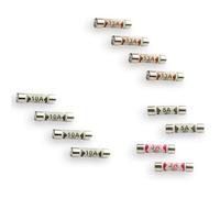 12x Fuses 240V for UK Mains Plugs - BS1362 Ceramic Cartridge Fuse Assortment Pack, 6.3x25mm Electrical Mix Fuses 13A, 10A, 5A, 3A - Household Domestic 3-Pin Fuse Replacements