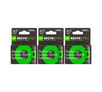12x GP ReCyko PRO AA 2000mAh Rechargeable NiMH Batteries 1.2V HR6