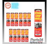 12x Hammerite Stone Chip Shield White 600ml Moisture Rust Protection Spray Paint