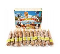 12x Hamster Collection of Exotic Flavor Sticks Rabbits Snacks for Rodents Rat Guinea Pig Small Home Animal Pet Treats Degu Food Large Multipack
